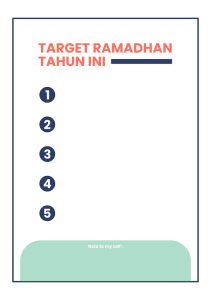 Download Jurnal Ramadhan Gratis